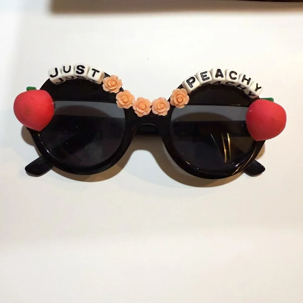 Rad + Refined Round Embellished Sunglasses